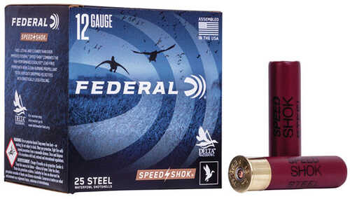 12 Gauge 3-1/2" Steel BB  1-1/2 oz 25 Rounds Federal Shotgun Ammunition